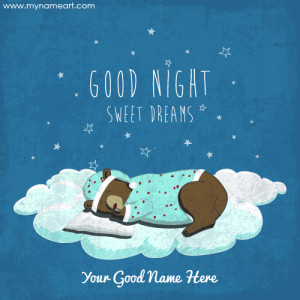 Good Night Cute Teddy Bear