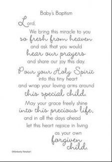 baby baptism quote more baptisms idea baptisms prayer scrapbook quotes ...