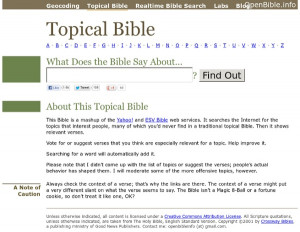 Topical Bible - Bible Verses by Topic
