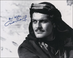 omar sharif in lawrence of arabia directed by david lean 1962