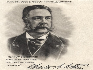 From Chester Arthur First Day Cover (Art Craft)