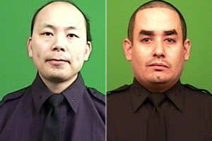 NYPD officers Wenjian Lu and Rafael Ramos, God bless their souls, rest ...