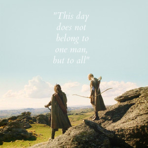 lord of the rings return of the king gimli quotes