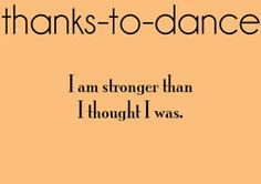 Thanks to dance More