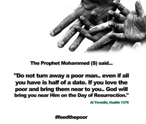 Prophet Muhammad quotes on the poor and the needy