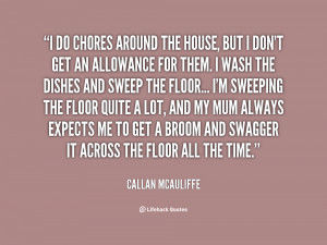 Quotes About Doing Chores