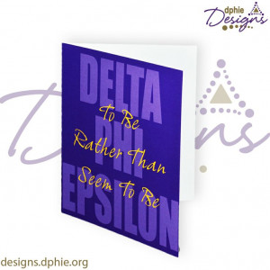 Delta Phi Epsilon quote note card set with envelopes!