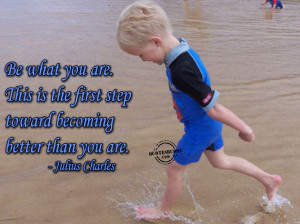 ... : Being Yourself Quotes And Picture Of The Little Boyi N The Beach