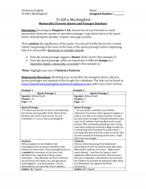 to kill a mockingbird quotes with page numbers calpurnia