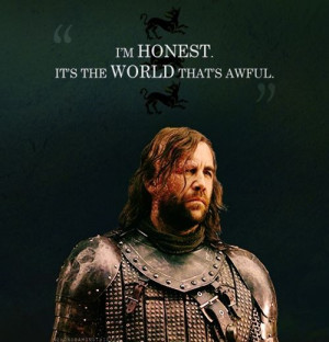 quotes poster - game of thrones season 5 trailer, Sandor Clegane ...
