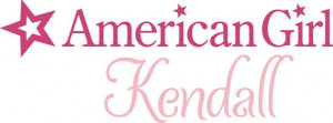 American Girl PERSONALIZED Name 36 Vinyl by ALastingExpression, $29.95