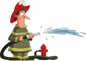 fire chief cartoon