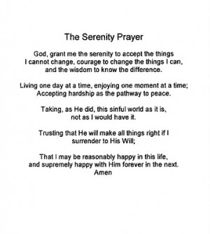 Humorous Serenity Prayer | Funny serenity prayer This is your index ...