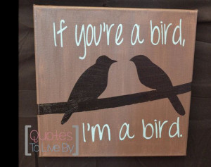 bird Nicholas Sparks The Notebook hand painted custom quote ...