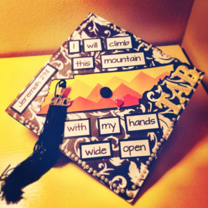 College graduation cap for the University of Tennessee at Chattanooga ...