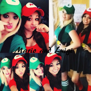 Mario and Luigi Halloween Costumes. So cute for best friends ...