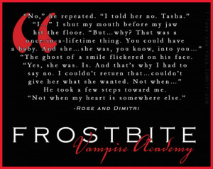 love-you-roza: - Rose and Dimitri - Frostbite, Vampire Academy