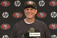 Jim Harbaugh Quotes Johnny Cash, Praises Poise