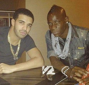 Mario Balotelli takes rapper Drake out for a curry after Man City game