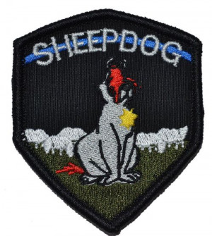 ... Type Police and K9 Law Enforcement Sheepdog - Shield Style Patch 3x2.5