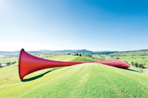 Anish Kapoor sculpture blends fabric and steel in New Zealand - Fabric ...