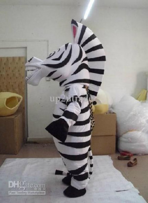Cartoon Madagascar Zebra...