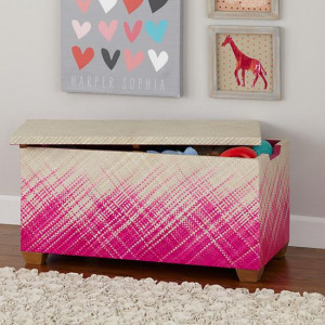 color weave toy box hot pink color weave toy box hot pink