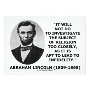 Abraham Lincoln Invitations