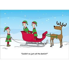 Dental Dilemma Christmas Card More