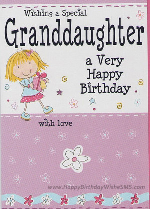 Happy Birthday Granddaughter Cards