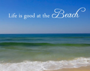 Beach quote, beach saying, quote, Beach Photography, beach waves ...