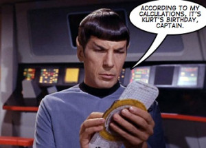 That's right Mr. Spock, it is!