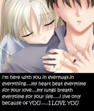 cute anime love quotes