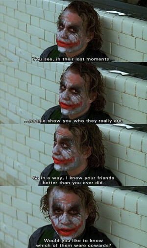 ... Better Than Best Friends Do In Their Last Moments In The Dark Knight