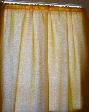 Black and Yellow Curtains