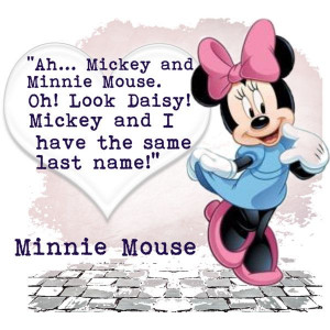 Week 3: Minnie Mouse Quote
