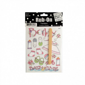 Family Sayings Rub-On Transfers - Pack of 24