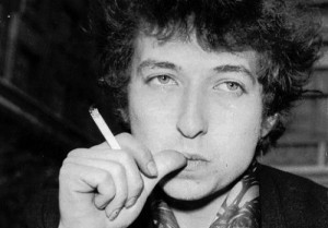 Bob Dylan op archiefbeeld uit 1965. Foto AP