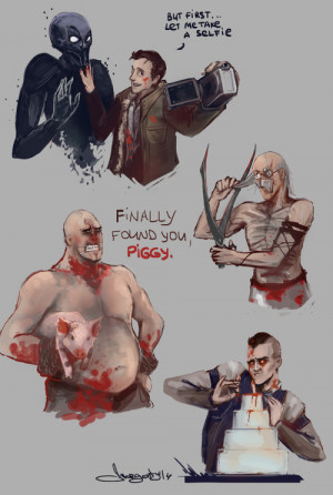 Outlast doodles by morgenty