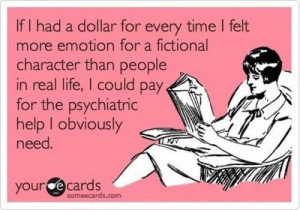 Fictional Characters Need Our Emotions More Than Real Life People