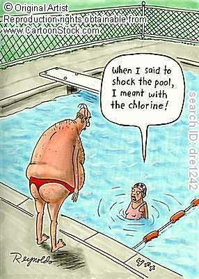This goes along with my pool adventures the past few days. Put a smile ...