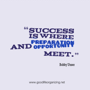 Quote: Success, Preparation, Opportunity