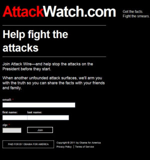 Obama campaign launches snitch line website