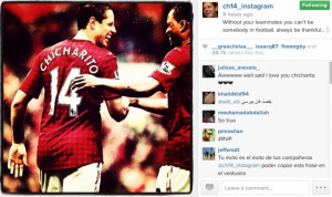 Did Chicharito Call out Robin Van Persie on Instagram?