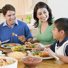 Dinnertime is a great time for family bonding. Make a point of eating ...