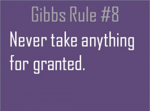 gibbs rules | Tumblr