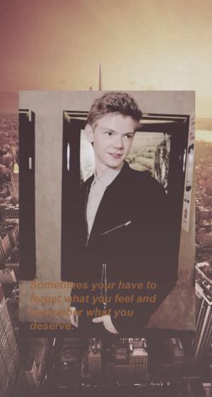 ... this image include: cutie, grunge, quote, tumblr and thomas sangster