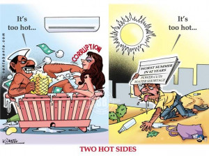 North India is in the grip of a severe heat wave with temperatures ...