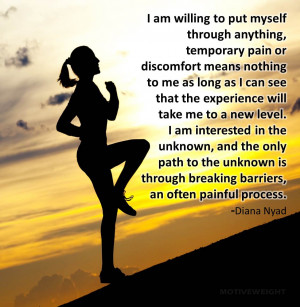 Be willing to experience a little pain and discomfort on your weight ...
