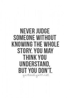 Quote about judgement More